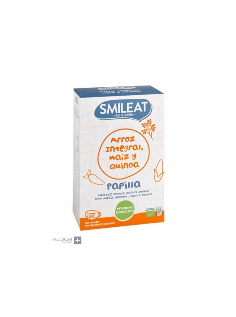 Smileat Papilla de Cereales Sin Gluten con Quinoa 200g