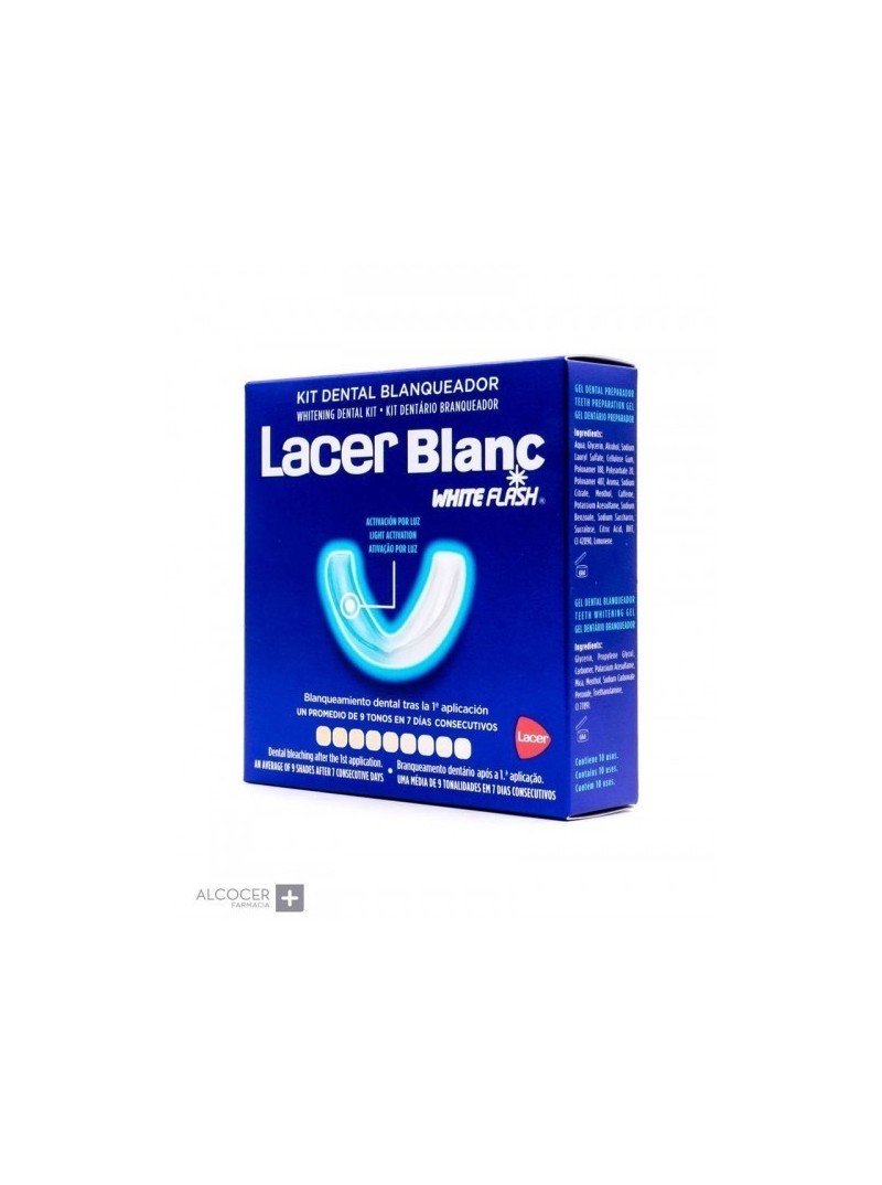LACER BLANC WHITE FLASH KIT DENTAL BLANQUEADOR - Farmacia Plaza Guipuzcoa