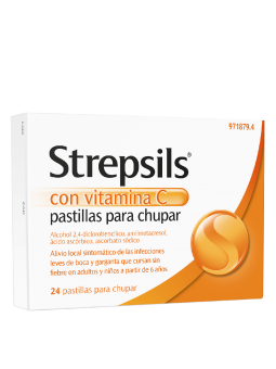 STREPSILS CON VITAMINA C 24...