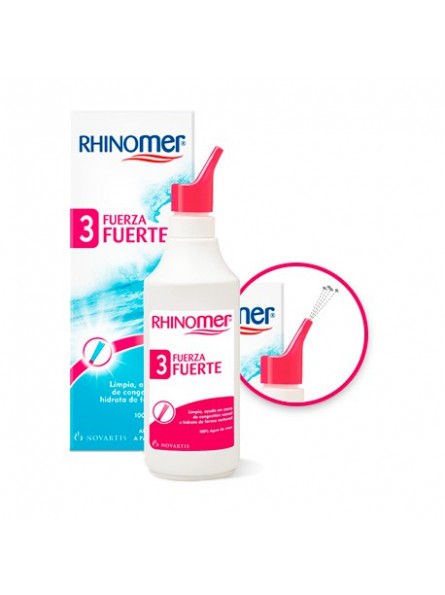Rhinomer® fuerza 3 Fuerte Limpieza Nasal 180 ml. Comprar a precio