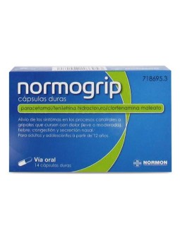 NORMOGRIP 14 CAPSULAS