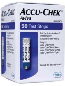 TIRAS REACTIVAS ACCU-CHEK...