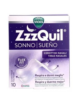 ZZZQUIL SUEÑO 10 TIRAS NASALES
