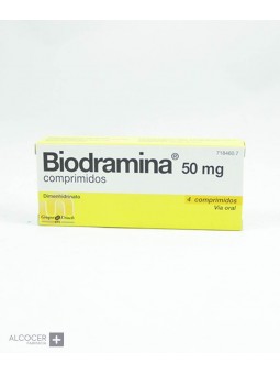BIODRAMINA 50 MG 4 COMPRIMIDOS