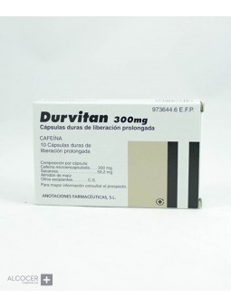 DURVITAN 300 MG 10 CAPSULAS...