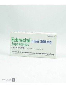 FEBRECTAL NIÑOS 300 MG 6...