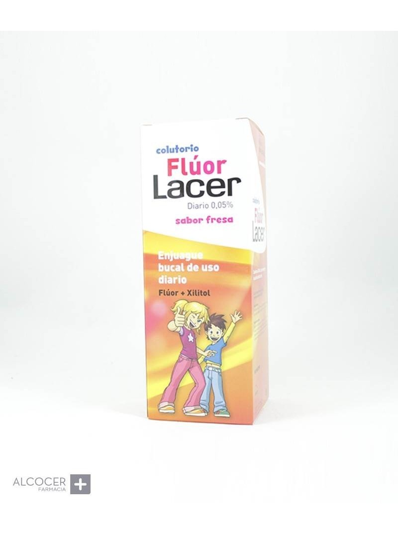 Lacer Junior Colutorio Fluor Diario Fresa 500ml