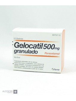 GELOCATIL 500 MG 12 SOBRES...