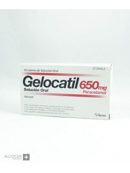GELOCATIL 650 MG 12 SOBRES...