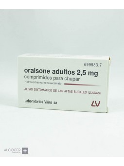 ORALSONE ADULTOS 2,5 mg 12...