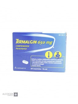 TERMALGIN 650 MG 20...