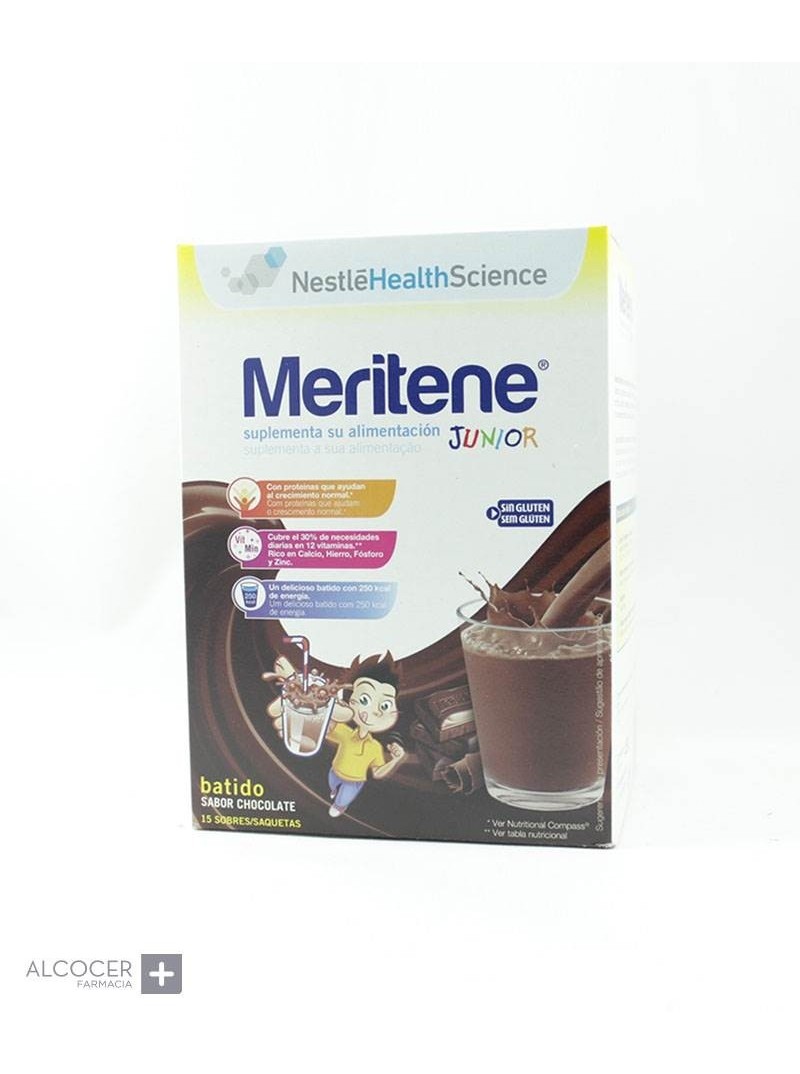 Compra Meritene Junior Chocolate 15 Sobres