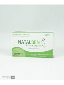 NATALBEN PRECONCEPTIVO 30 CAPS