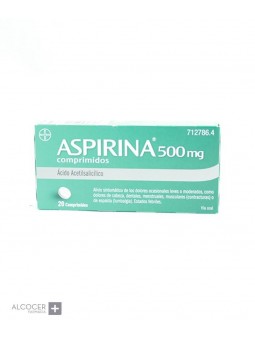 ASPIRINA 500 MG 20 COMPRIMIDOS